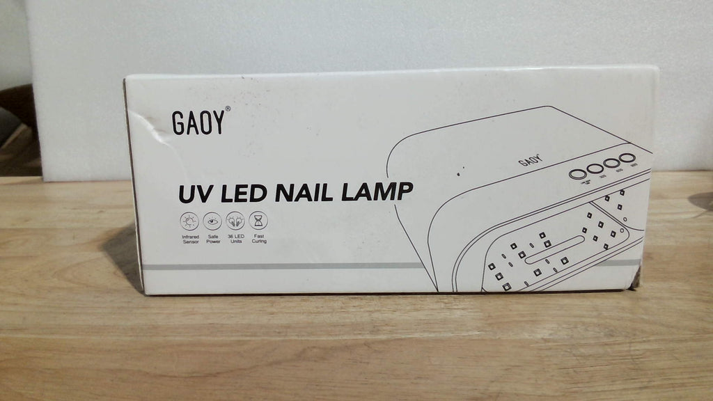 GAOY Lámpara UV Profesional para Uñas | Cavidad Amplia para Uñas Largas | 36 LED con Sensor Infrarrojo