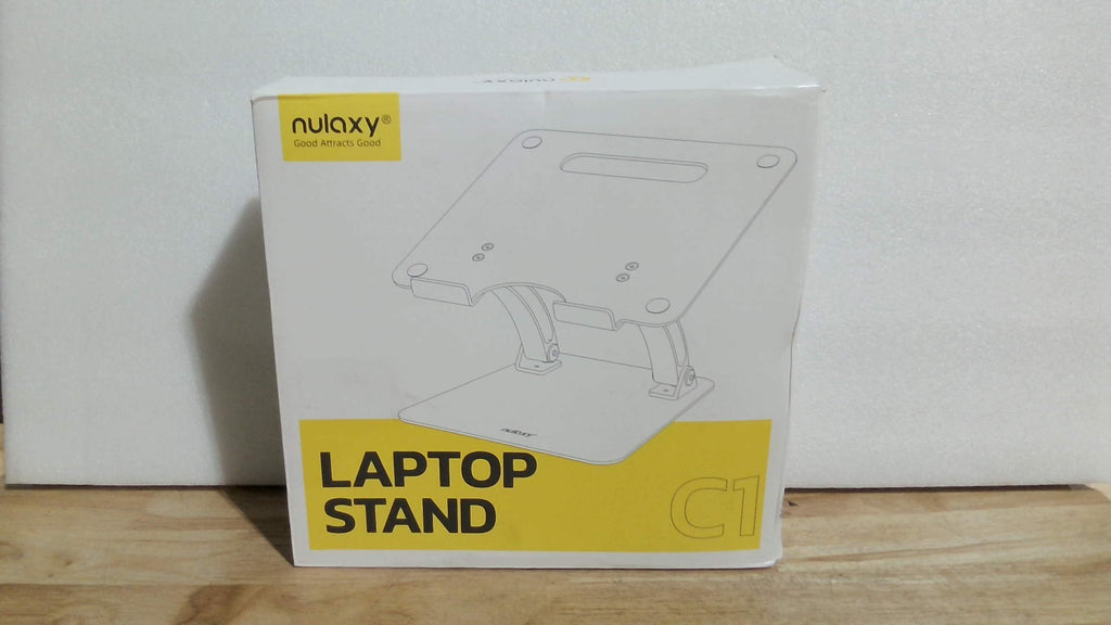 Nulaxy Soporte Ergonomico Ajustable para Laptop | Elevador Plegable de Doble Diseno con Ventilacion, Portatil, para Correccion de Postura, Compatible con Mac 10-17 pulgadas