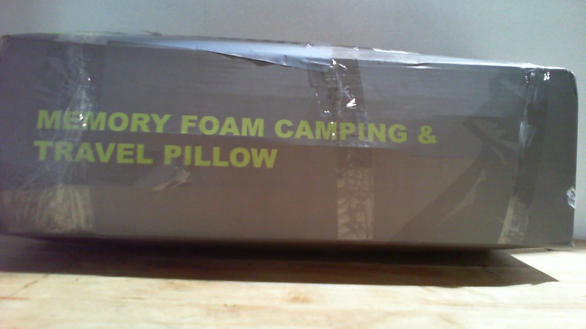 almohada de viaje y camping de espuma viscoelástica (Memory Foam)