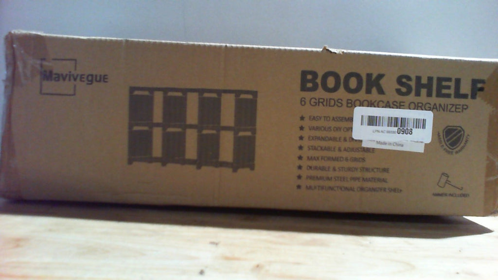 estantería organizadora modular de 6 cubos (6 Grids Bookcase Organizer) de la marca Mavivegue
