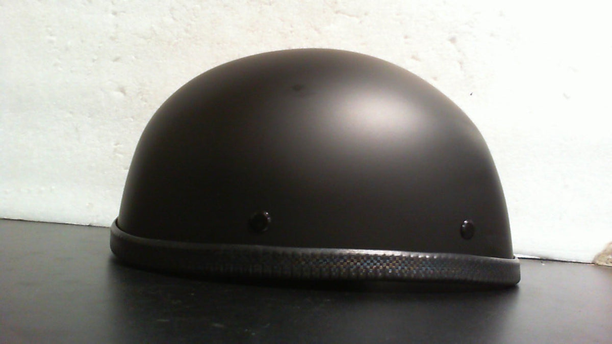 Casco de moto tipo jet, cascos retro abiertos para adultos (negro mate, talla grande).