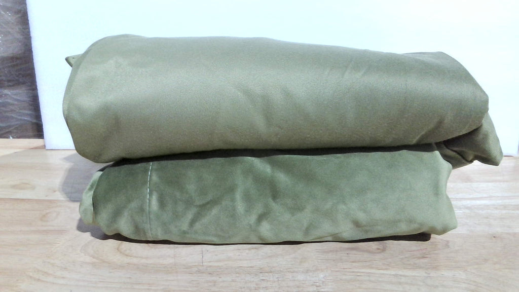 Cortinas BGment de Terciopelo Verde Salvia 84 pulgadas | Super Suaves, Oscurecedoras y Termicas | Blackout con Barra Trasera y Bolsillo | Dormitorio y Sala | Set de 2 Paneles | 52 x 84 pulgadas