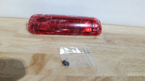 ( CONTIENE 2 PEQUENOS EMPAQUES Y LA LUZ )Cxdar Tercera Luz de Freno LED para Jeep Cherokee 1997-2001 | Conjunto de Luz de Freno Trasera de Montaje Alto | Impermeable | Lampara Central de Cabina | Roja