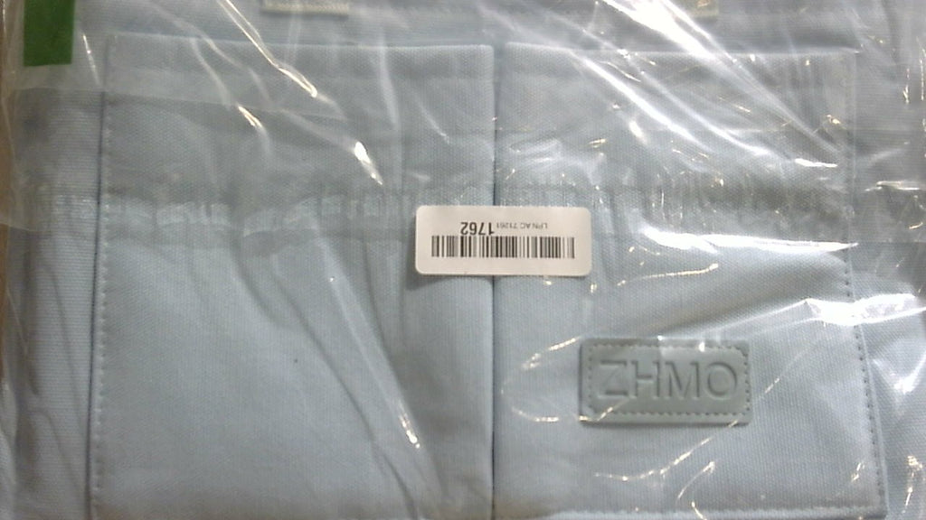 ZHMO Bolsa Tote de Lona para Mujer con Compartimentos y Cierre | Bolso Cruzado Grande para Laptop Trabajo Viaje Enfermera Maestra