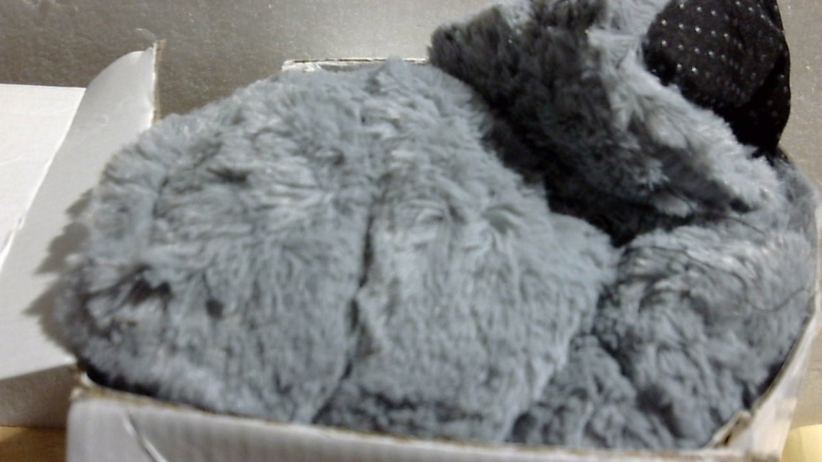 USADO-Colchoneta para Jaula de Perro 91cm | Cojin Ultra Suave Lavable Antideslizante para Perros Medianos y Grandes Gris