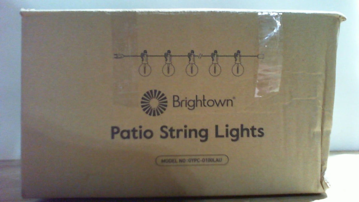 guirnalda de luces decorativas para patio de la marca Brightown