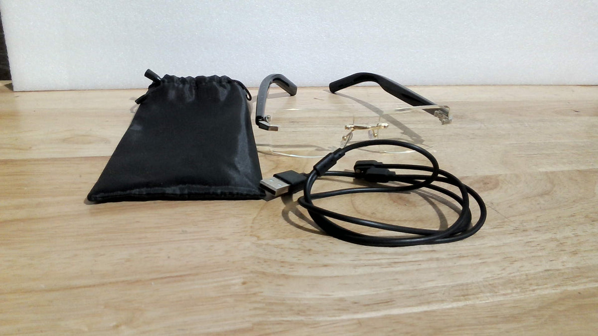 Gafas Inteligentes Faifxo Sin Marco | Con Altavoz Bluetooth | Control Remoto para Fotos | Protección UV | Control por Voz | Lentes Fotocromáticas