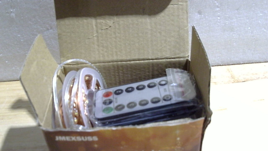 Luces de Hadas JMEXSUSS 2 Piezas a Pilas con Control Remoto | Total 400 LED 132 pies | Luces de Cadena para Dormitorio, Interior, Exterior, Árbol de Navidad | Blanco Cálido