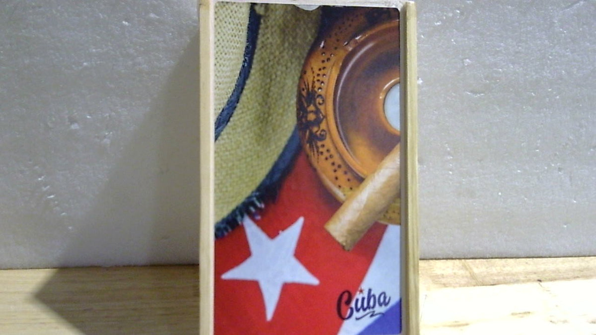 Domino Cubano Doble Nueve | Fichas con Bandera de Cuba | Juego Tradicional Cubano Ideal para Regalo