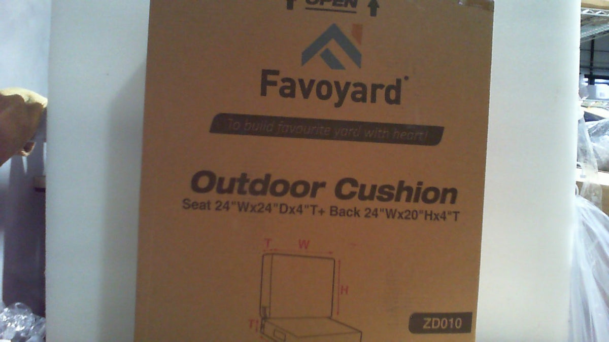 juego de cojines para muebles de terraza/exterior de la marca Favoyard.