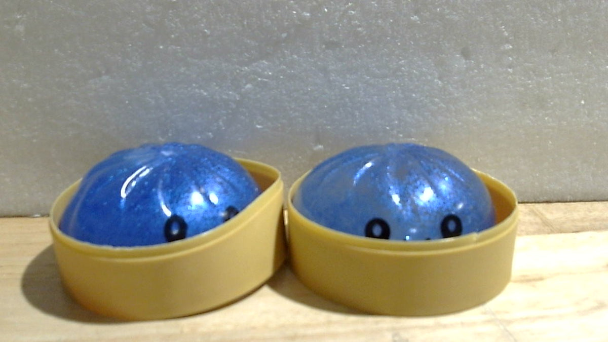 LOS ESTUCHES VIENEN DOBLADOS-Squishies de Dumpling Sorpresa | Caja Misteriosa con Brillo, Pelotas Antiestres | Juguete Sensorial Fidget de Masa Suave para Adultos