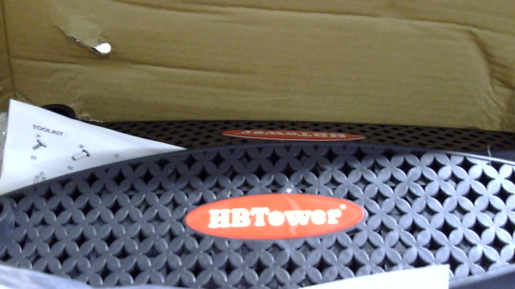 USADO-Escalera para Trampolín HBTower | Escalones Anchos y Horizontales | Gancho Universal | Acero Tratado contra UV | Capacidad 220 lbs | Accesorio para Niños