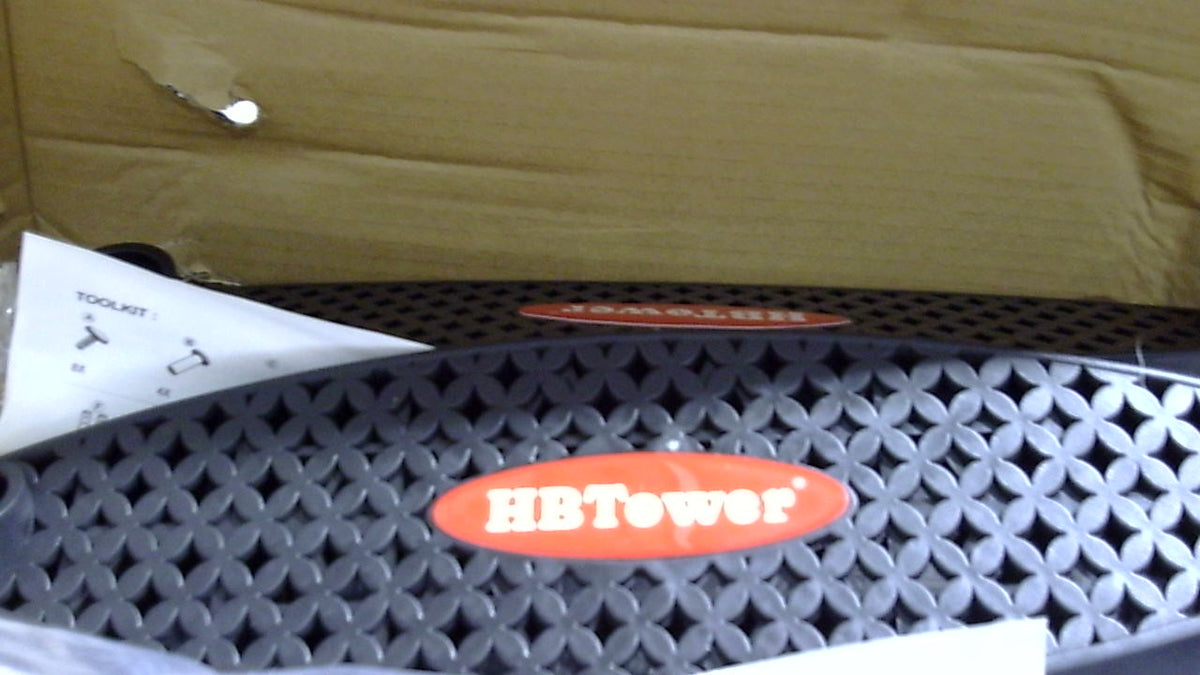 USADO-Escalera para Trampolín HBTower | Escalones Anchos y Horizontales | Gancho Universal | Acero Tratado contra UV | Capacidad 220 lbs | Accesorio para Niños