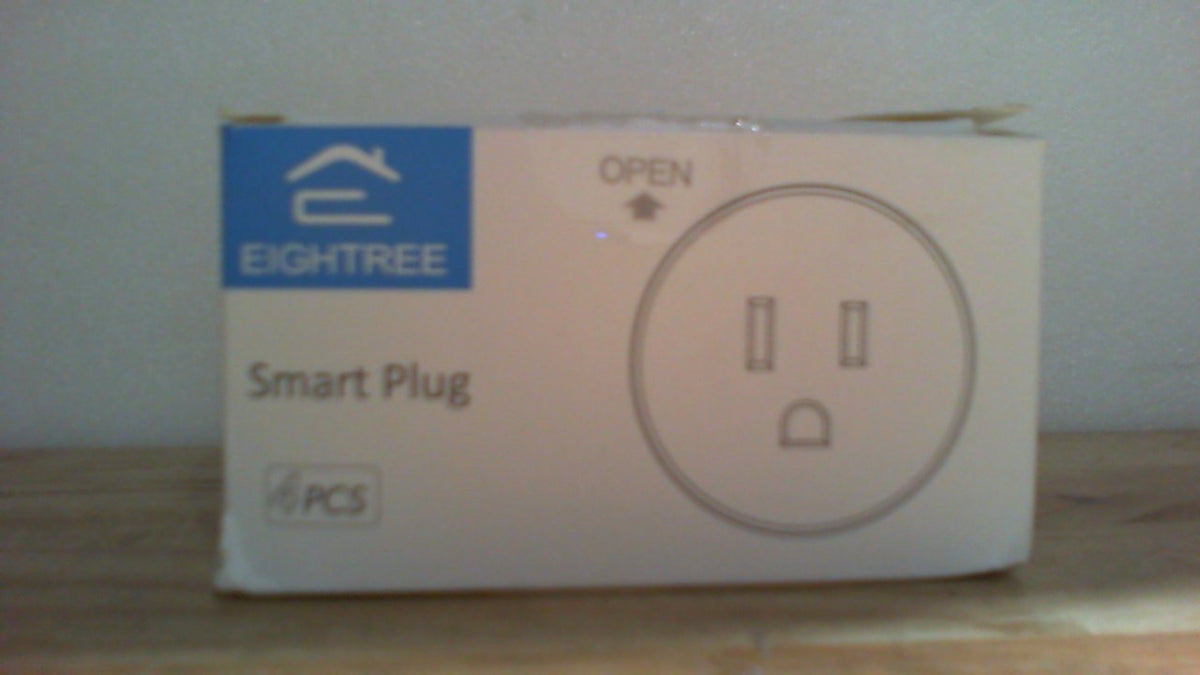 paquete de 4 enchufes inteligentes (smart plugs) de la marca Eightree