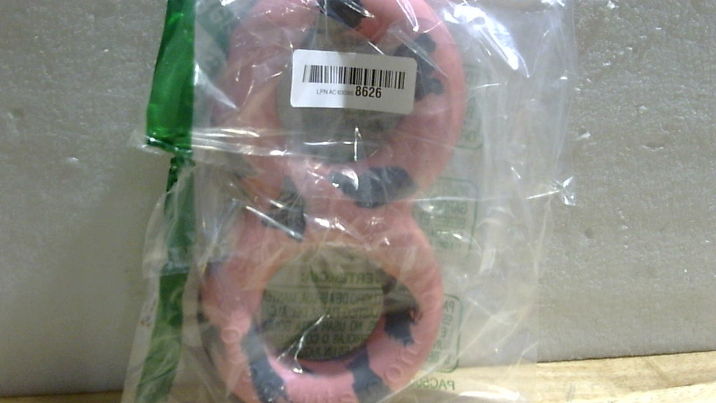 Goughnuts Juguete para Perros Masticadores Agresivos | Practicamente Indestructible | Juguete de Tirar para Razas como Pit Bull y Pastor Aleman | Servicio Pesado | Mediano | Rosa