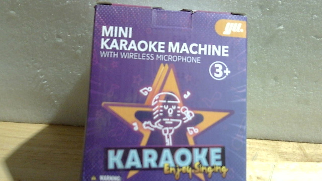 YLL Maquina de Karaoke para Ninos | Parlante Portatil con 2 Microfonos Inalambricos Regalo para Ninas 3-10 Anos Morado
