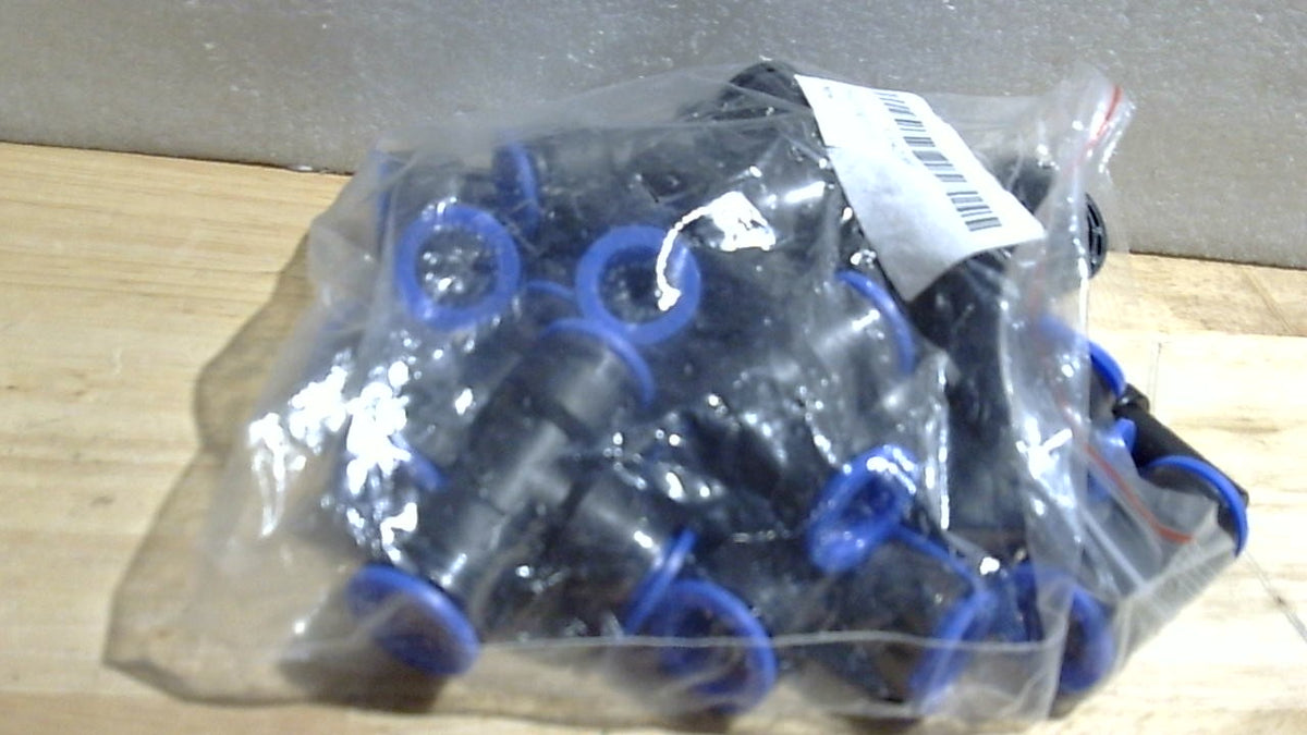 Pawfly 20 Piezas Conexiones Rapidas para Riego por Goteo | Kit para Tuberia 1/2 Pulgada | 4 Tes, 4 Uniones, 4 Codos, 4 Tapones, 2 Valvulas y 2 Adaptadores