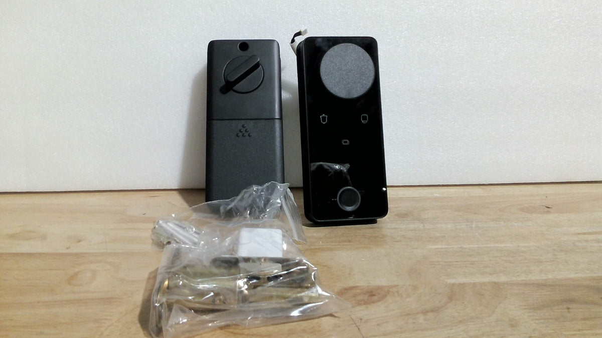 cerradura inteligente biométrica tipo cerrojo (Fingerprint Smart Door Lock