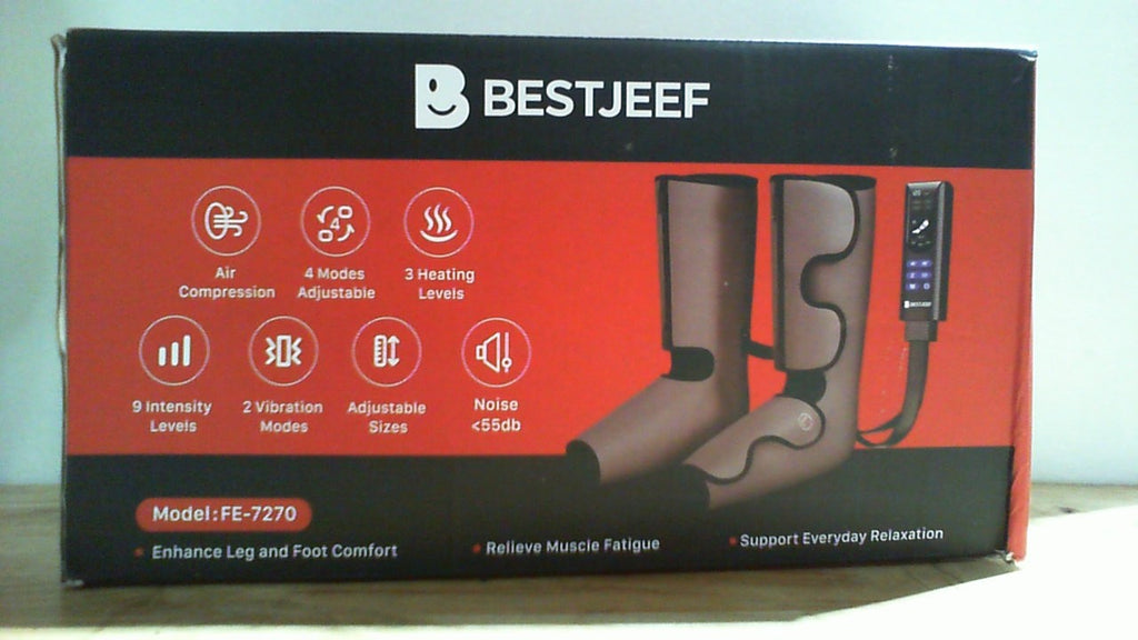 masajeador de compresión de aire para piernas y pies (Air Compression Leg Massager) de la marca BESTJEEF