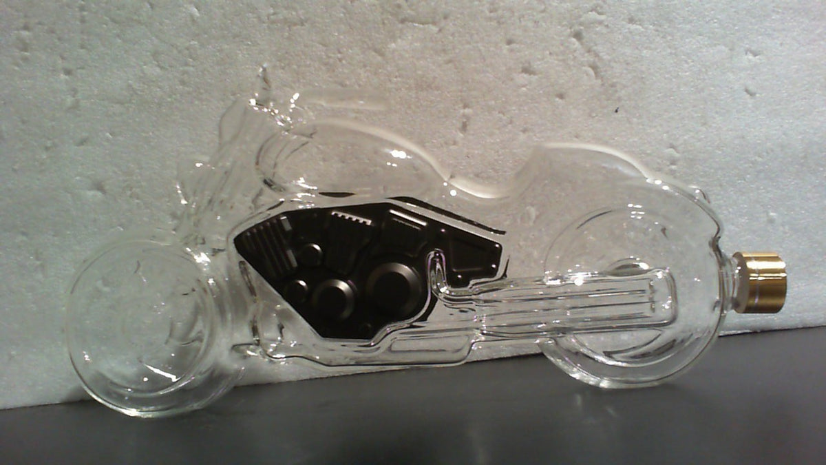 Regalos de cumpleaños Kollea para hombres y papás, juego de decantador de whisky con forma de motocicleta y 2 vasos, dispensador de licor para bar en casa, regalo único para él, padre, novio, aniversario, motociclista y amante de las motos, Navidad