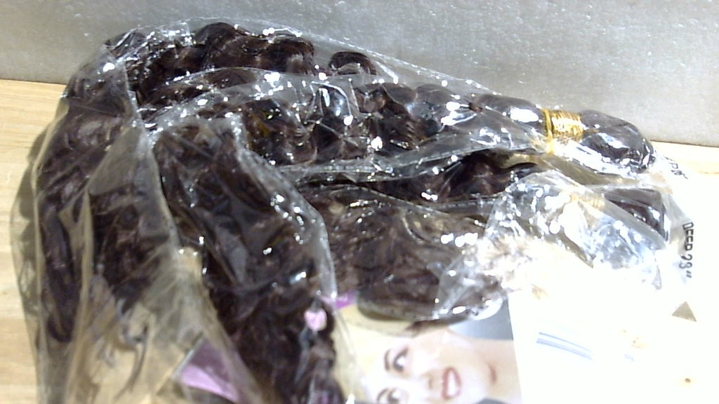 Cabello Humano #33 Castano Rojizo Deep Wave 24 26 28 Pulgadas | 3 Bundles Cabello Virgen Brasileno sin Procesar 50g por Bundle | Extensiones