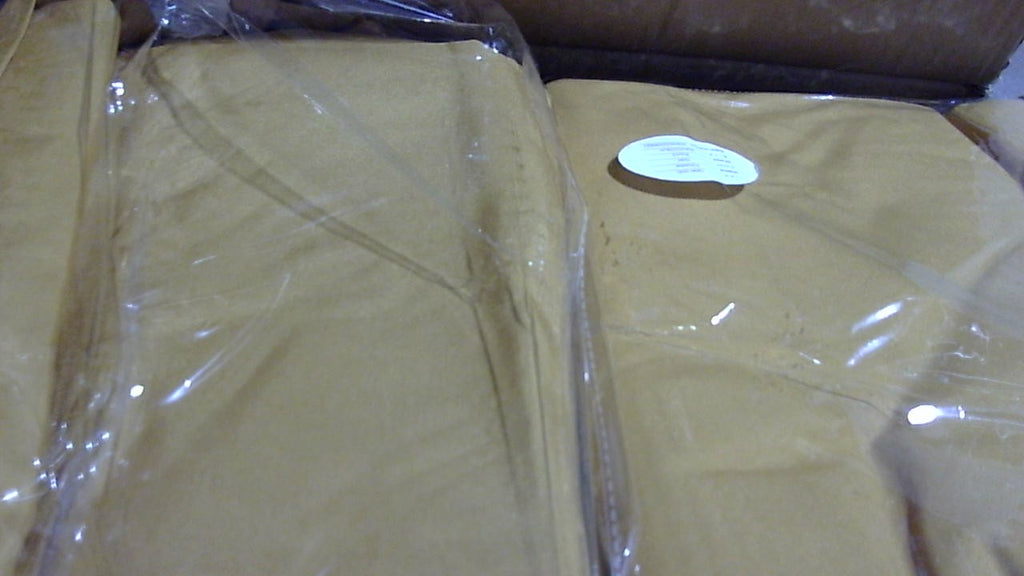 Manteles Dorados Teruntrue (12 Pack) 90" | Impermeables | Poliéster Resistente a Manchas y Lavable | Para Bodas, Fiestas, Buffet y Camping