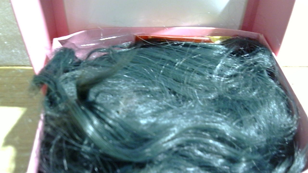 NAYOO Peluca Verde Oscuro con Flequillo | 14 Pulgadas Estilo Bob | Largo a los Hombros | Peluca Corta Verde para Uso Diario o Fiestas