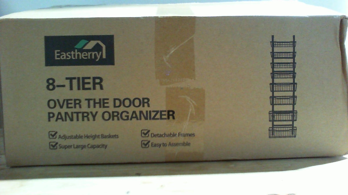 organizador de alacena para colgar detrás de la puerta (8 niveles).