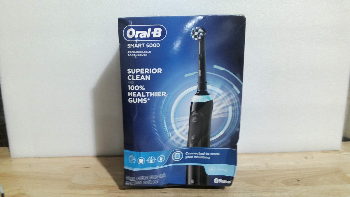 Cepillo Dental Eléctrico Recargable Oral-B Pro 5000 SmartSeries | Con Bluetooth | Edición Negra