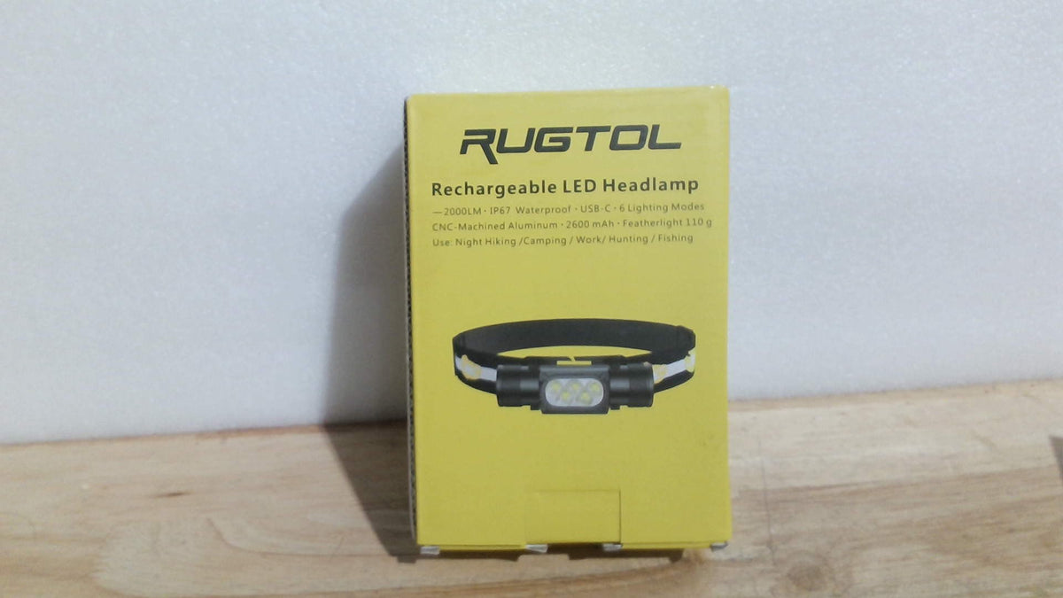 Linterna Frontal Recargable 1200 Lumenes | LED con Zoom Ajustable, IP66 Impermeable y 9 Modos | Super Brillante con Bateria 2600 mAh | para Camping y Running