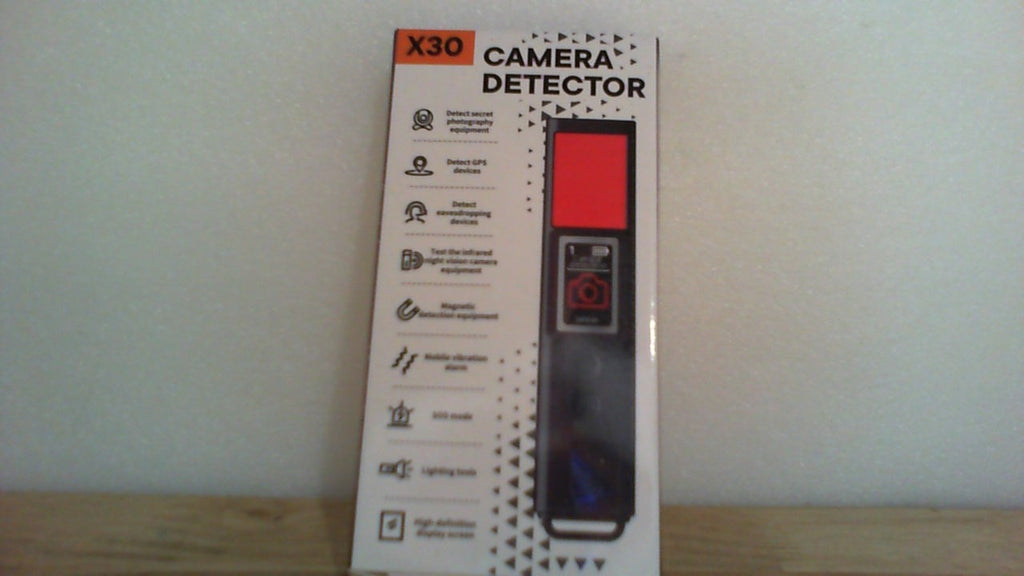 detector de cámaras ocultas y dispositivos antiespía multifuncional modelo X30