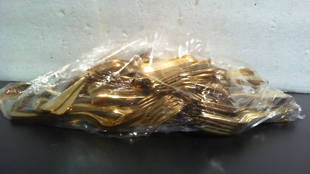 Evanda Tenedores de Postre Dorados  5.62 Pulgadas | Bano de Titanio Dorado | Tenedor para Fruta, Pastel y Queso | Apto para Lavavajillas