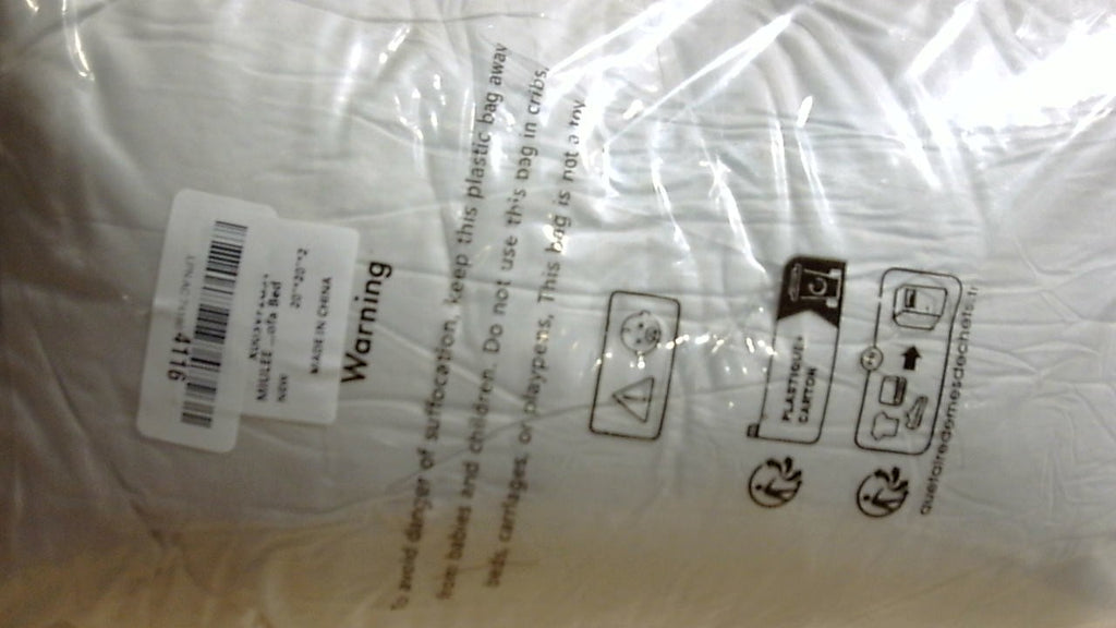 Rellenos de Almohada MIULEE 50x50 cm, Set de 2 | Plumon y Pluma para Sofa y Cama | Cojines Decorativos Esponjosos, Tela de Algodon | Blanco