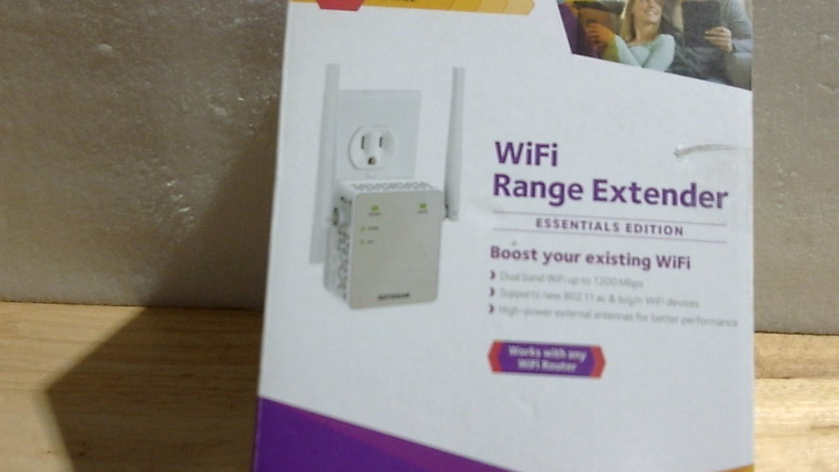 Extensor de Rango WiFi NETGEAR EX6120 | Hasta 1500 pies2 y 25 Dispositivos | AC1200 Doble Banda | 1.2 Gbps | Enchufe Pared
