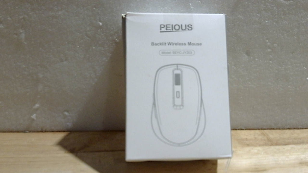 Mouse Jiggler Inalámbrico PEIOUS | Mouse con Movedor Integrado y LED | Recargable | Movimiento Aleatorio Indetectable | Mantiene el PC Activo | Negro