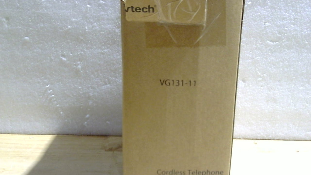VTech Telefono Inalambrico con DECT 6.0 | Altavoz Full-Duplex | Pantalla Iluminada | Teclado Retroiluminado | Identificador de Llamadas | Compatible con Audifonos | VG131-11 | Negro