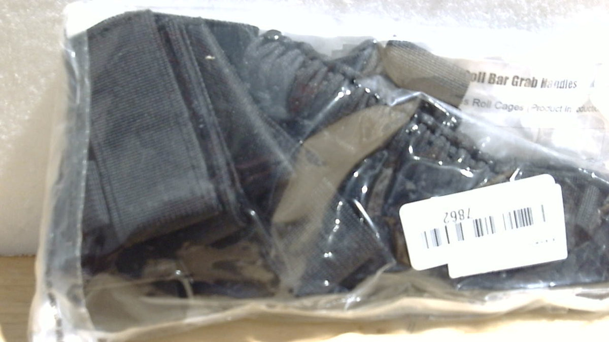 Manijas de Agarre para Barra Antivuelco de UTV y ATV | Compatible con Barras de 1.5-2 Pulgadas | 2 Piezas Negro