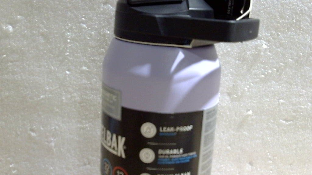 PRESENTA UN GOLPE-Botella de Agua Camelbak Chute Mag 32 oz | Acero Inoxidable con Aislamiento al Vacío | para Viaje y Aire Libre | Morado Pastel