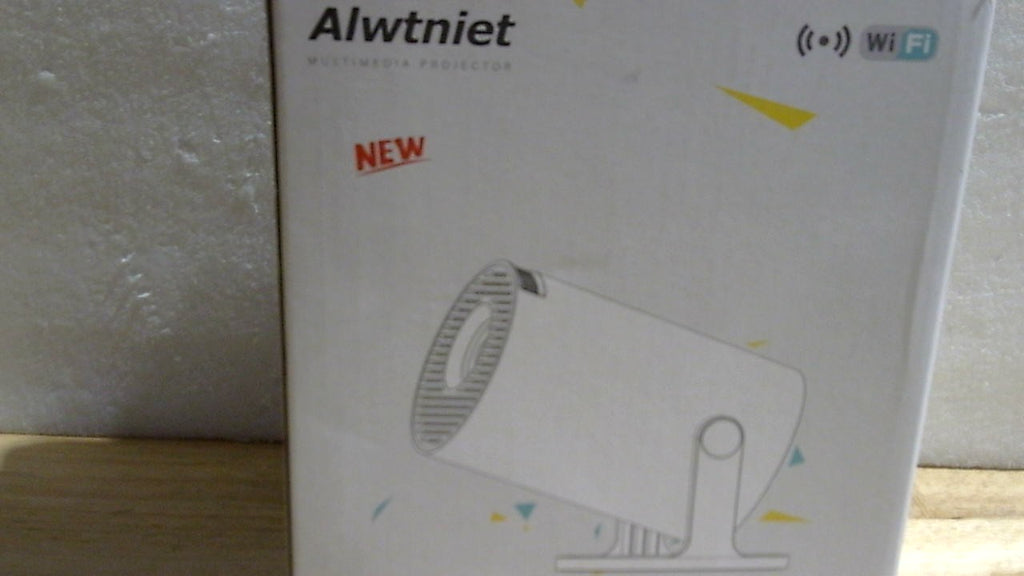 Miniproyector Alwtniet HY300Pro con WiFi 6 y Bluetooth 5.4 | Soporta 4K | Android 14 | Auto Keystone | Portátil para Dormitorio, Cine y Exteriores