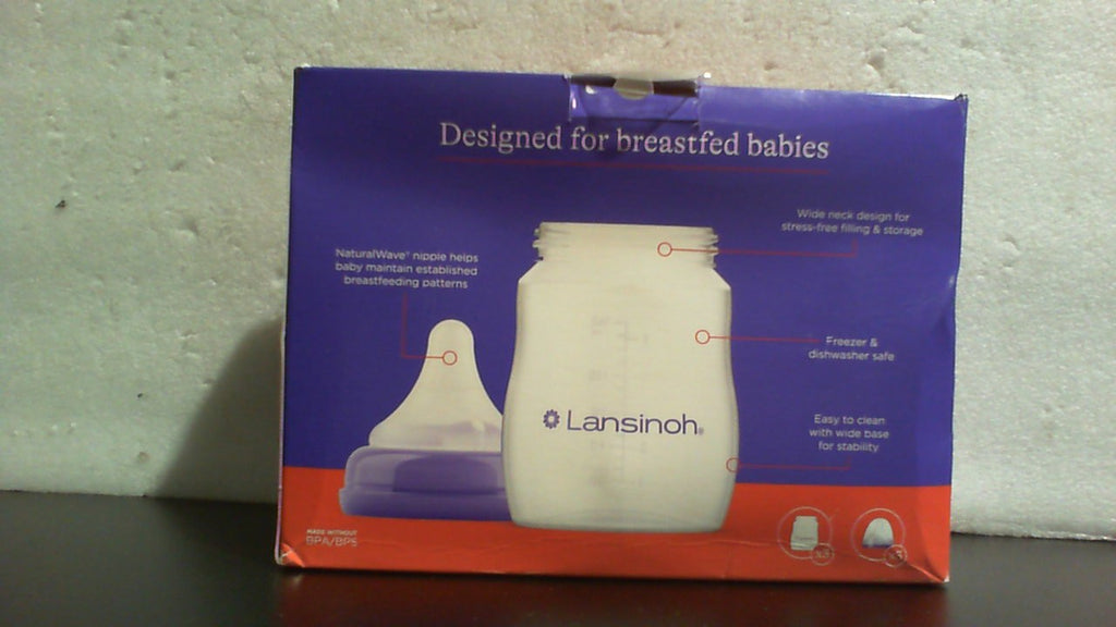 Biberón con mamila NaturalWave de Lansinoh mOmma