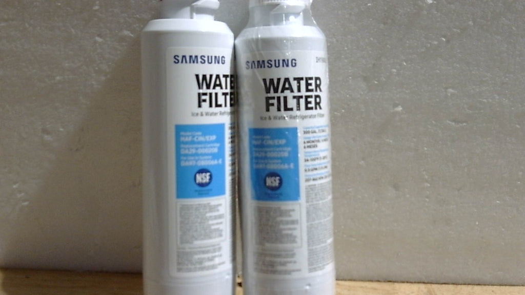 Filtro de Agua para Refrigerador Samsung HAF-CIN-2P/EXP | Original | Reduce 99% de Contaminantes | Vida de 6 Meses | Fácil Instalación | Pack de 2