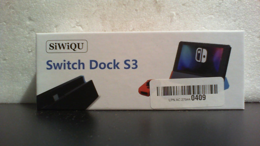 SIWIQU Dock Station para Nintendo Switch y Switch OLED | Base Portatil de TV con Adaptador HDMI 4K, Puerto Tipo C y USB