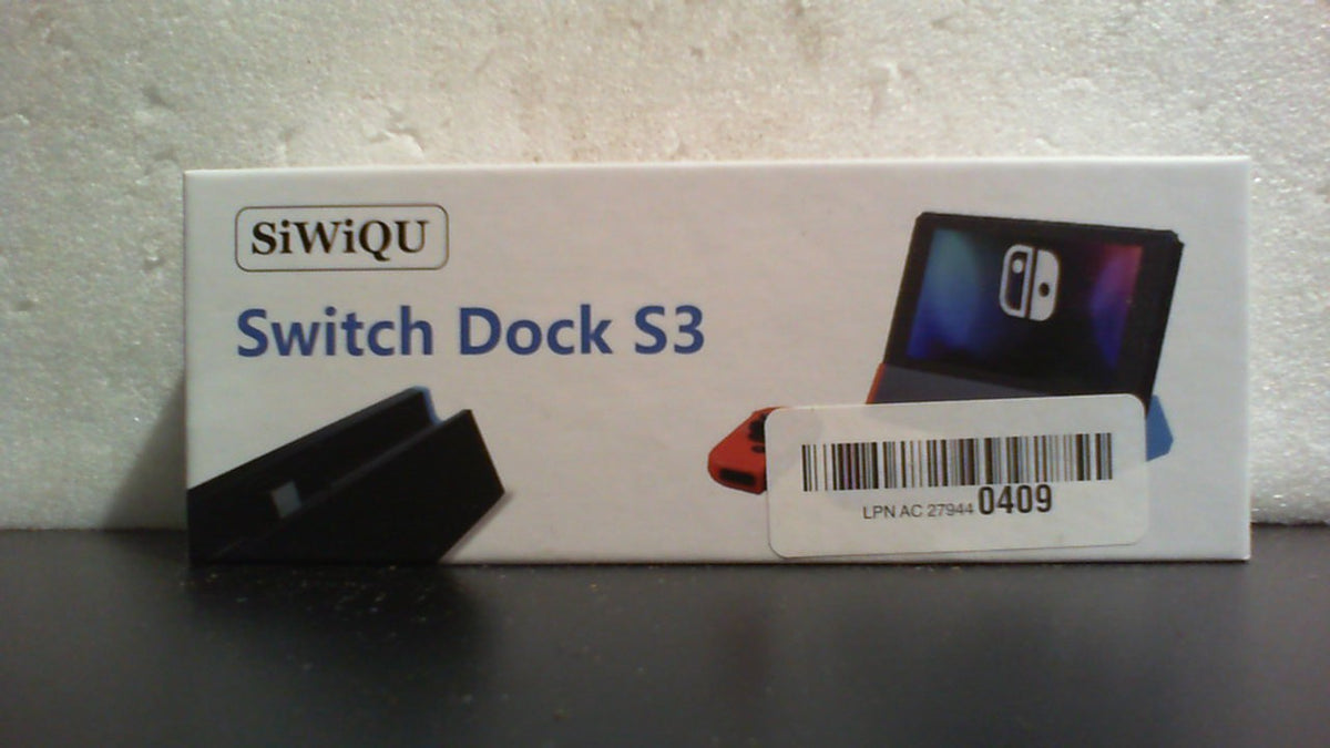 SIWIQU Dock Station para Nintendo Switch y Switch OLED | Base Portatil de TV con Adaptador HDMI 4K, Puerto Tipo C y USB