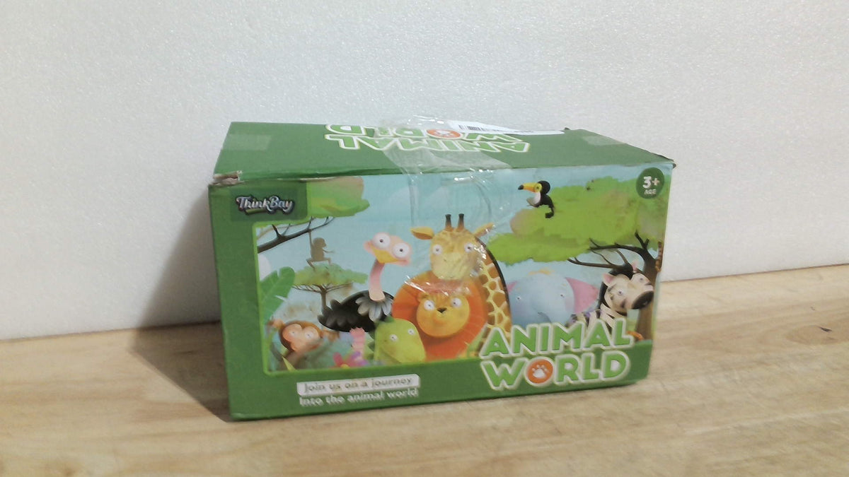 figuras de juguete de la marca ThinkBay de la línea Animal World (ANIMALES DE LA SELVA )