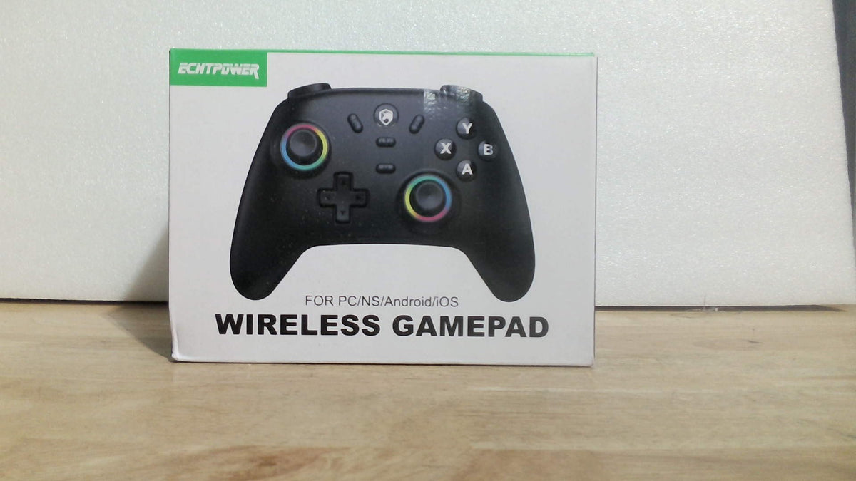 mando inalámbrico ECHTPower Wireless Gamepad, un control multiplataforma compatible con Nintendo Switch, PC (Windows), Android e iOS,