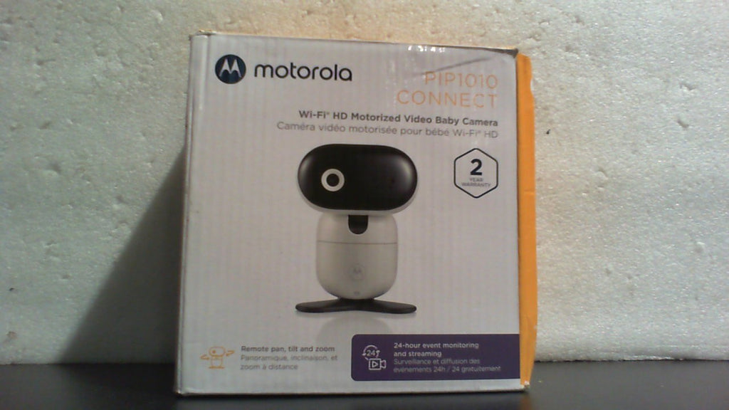Monitor de Bebé Motorola Nursery HD 1080p | Cámara con Audio Bidireccional | Pan/Tilt/Zoom Remoto | Sensor de Temperatura | Canciones de Cuna | Visión Nocturna | PIP1010