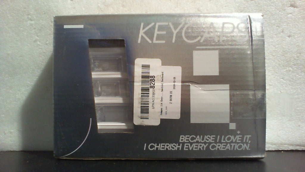 Keycaps Transparentes Sumgsn 114 Teclas | Perfil Cherry, PC Blanco Translucido | Compatibles con Switches Cherry MX | Teclados Mecanicos 60% 65% 75% 95%