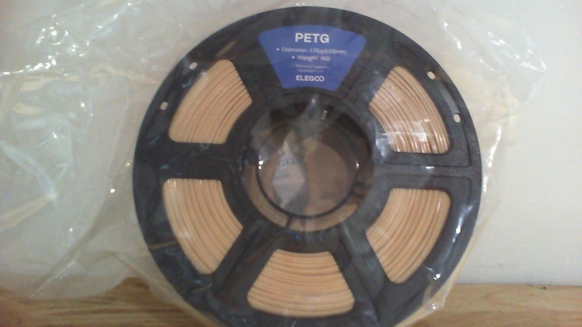 carrete de filamento para impresión 3D de material PETG ELEGOO