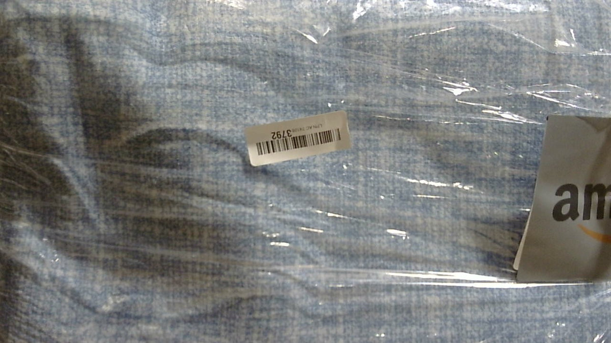 Alfombra GarveeHome Festoneada con Lazo | Azul Solido para Sala | Lavable 4x6 | Suave Baja Pelusa | Antideslizante | Dormitorio