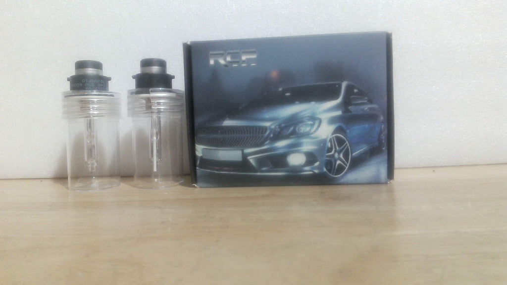 par de bombillos de repuesto Xenón HID para faros delanteros de auto de la marca RCP.